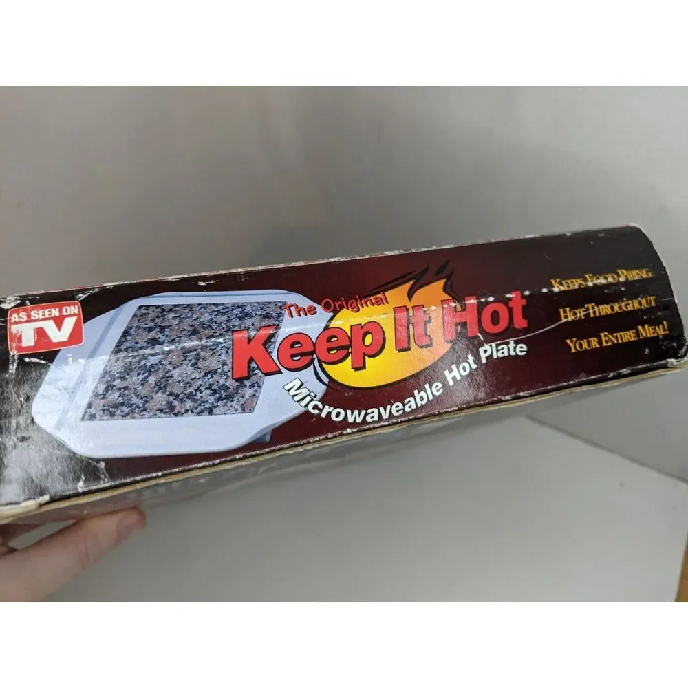 The Original Keep It Hot Microwavable Hot Plate As Seen On TV In‎ Box